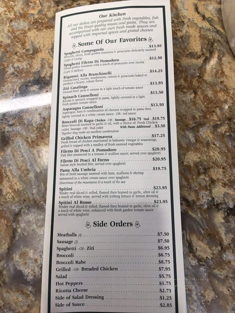 Branchinelli's - Hauppauge, NY menu_pic