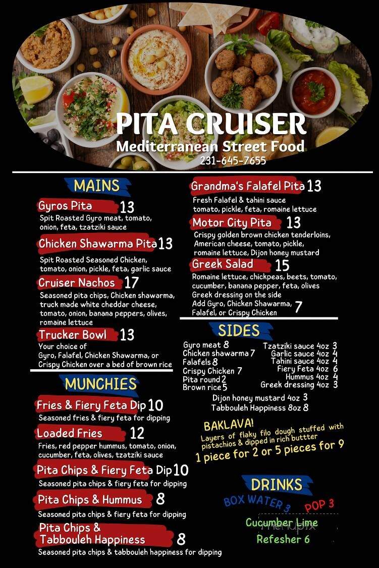 Pita Cruiser Food Truck - Charlevoix, MI