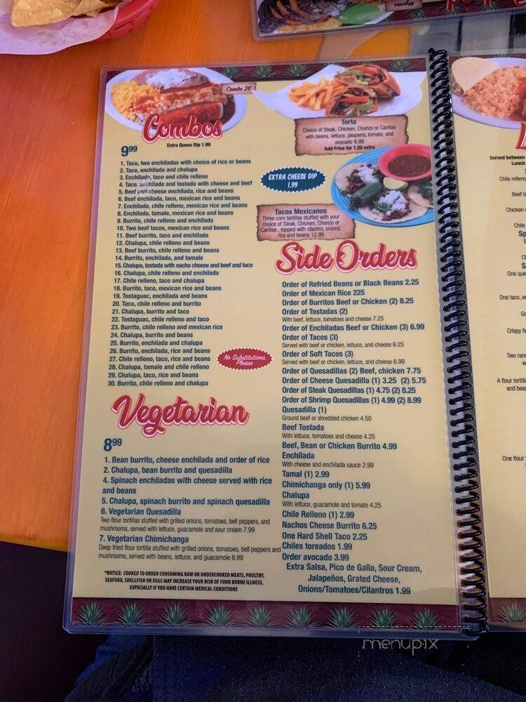 Rey Azteca - York, SC menu_pic