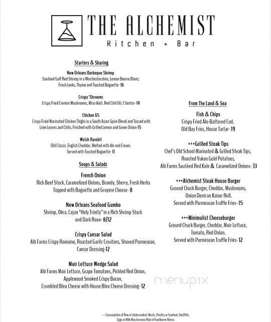 The Alchemist Kitchen + Bar - Peachtree City, GA