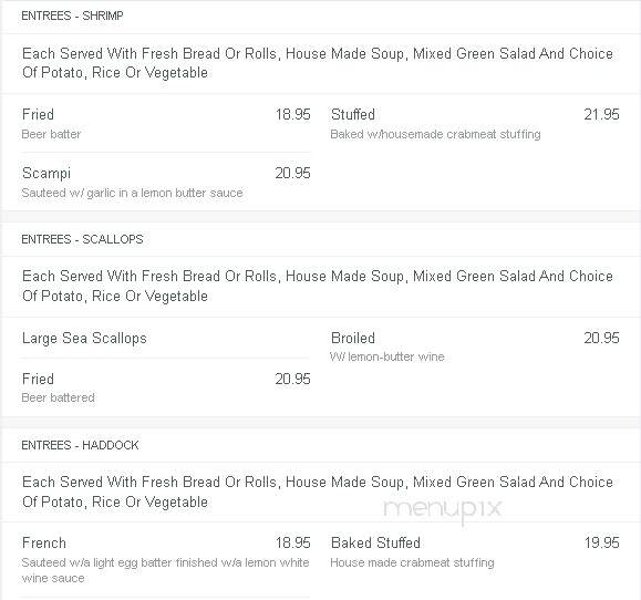 National Hotel - Leicester, NY menu_pic