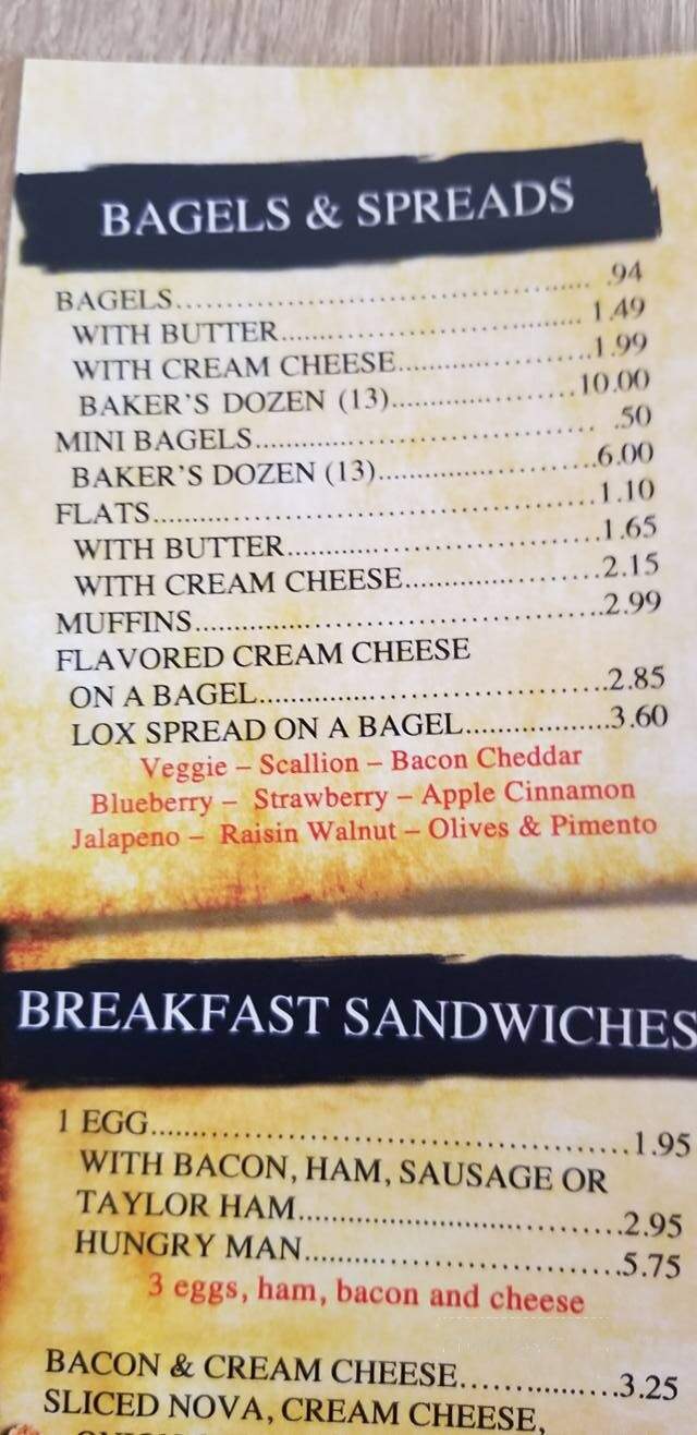 Bagel Dock Express - Shallotte, NC menu_pic