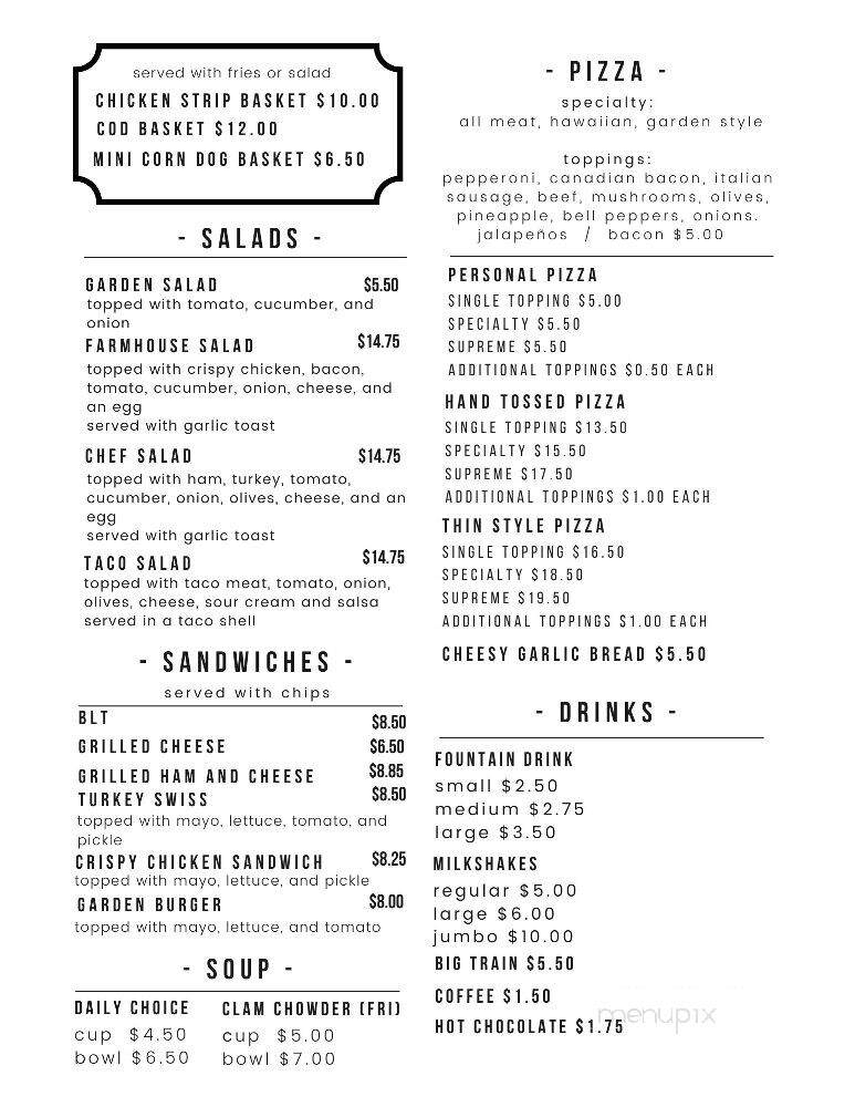 Doxie's Dine In - Wilbur, WA menu_pic