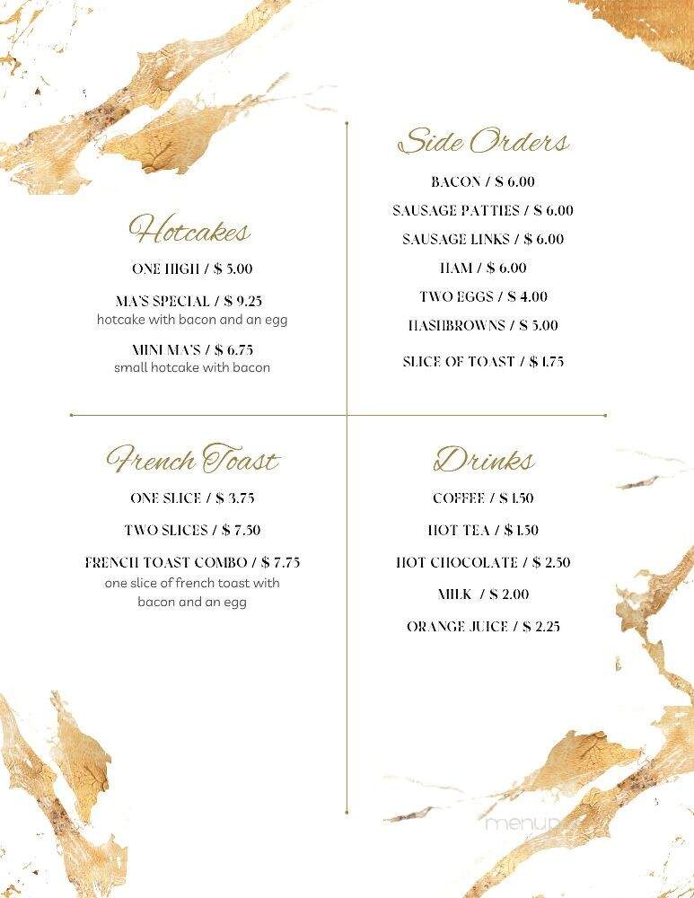 Doxie's Dine In - Wilbur, WA menu_pic