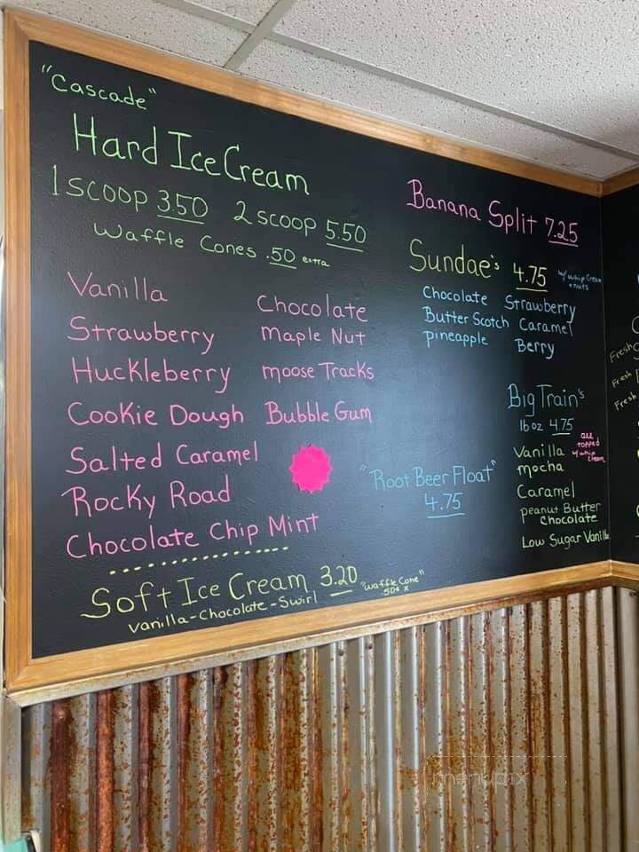Doxie's Dine In - Wilbur, WA menu_pic