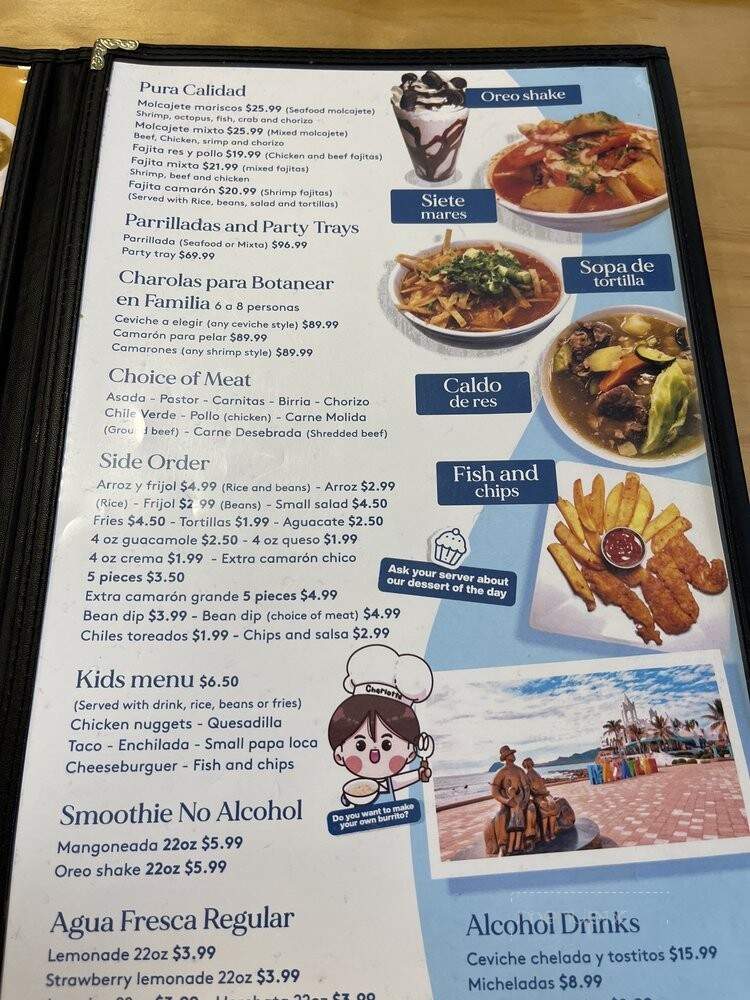 El Pata Salada - Armona, CA menu_pic