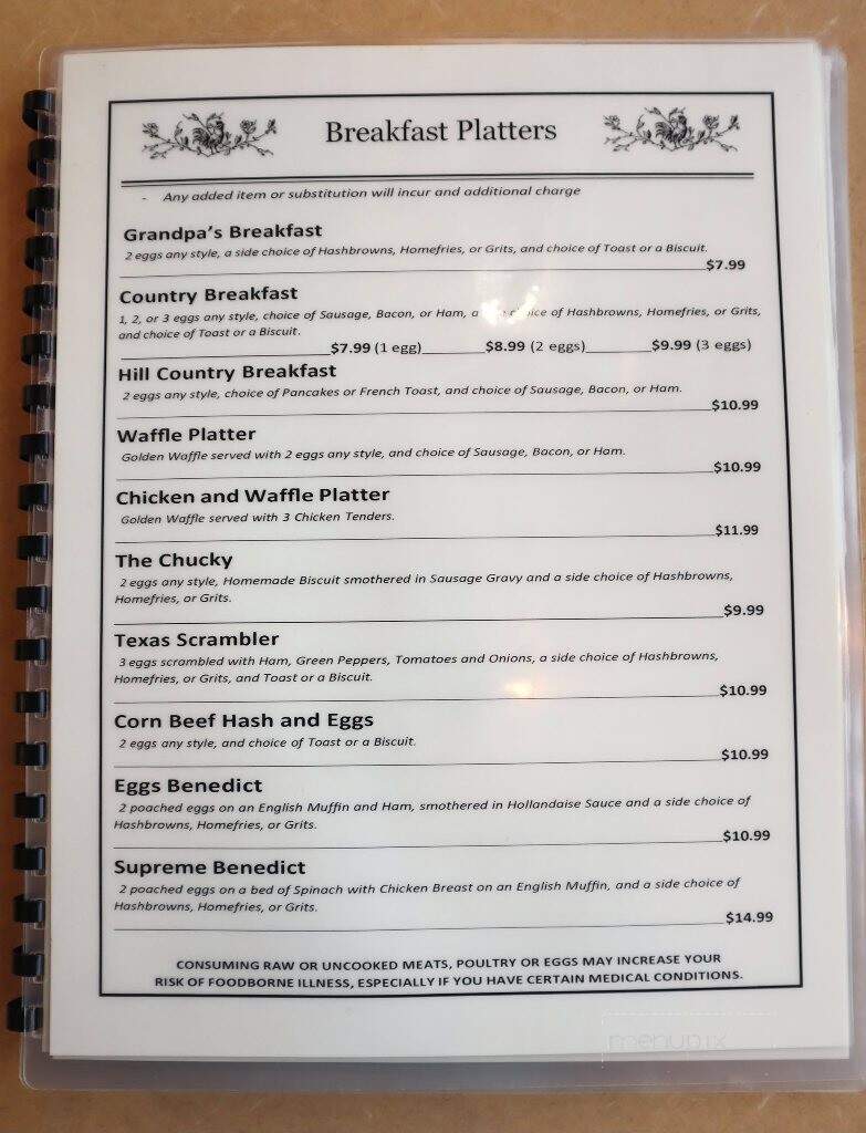 Belle's Kitchen - Houston, TX menu_pic