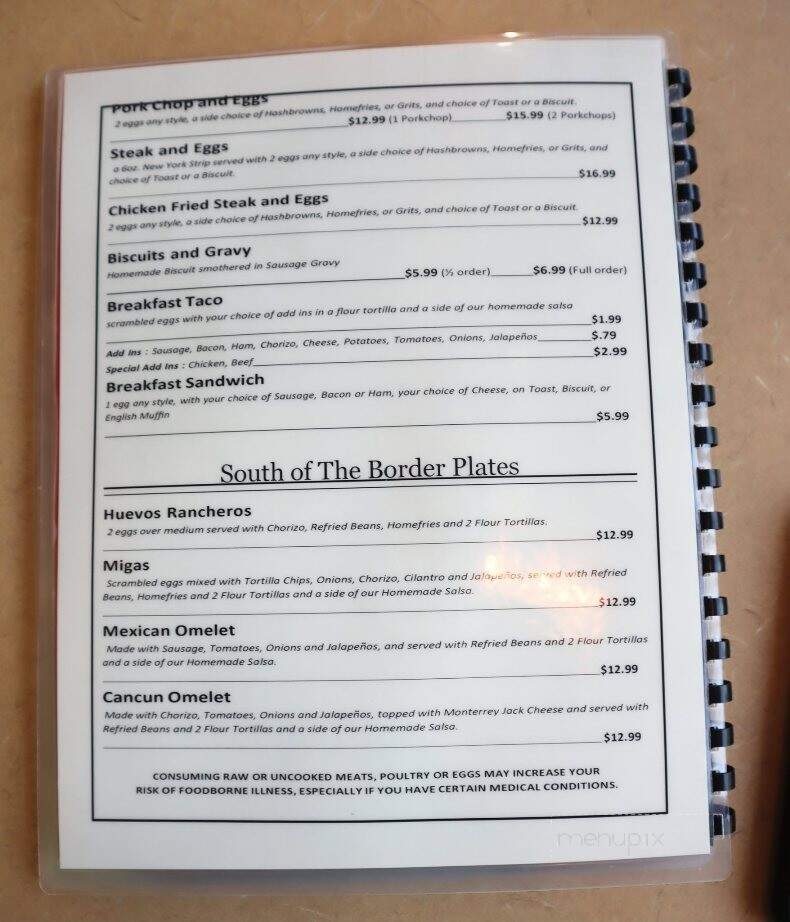 Belle's Kitchen - Houston, TX menu_pic