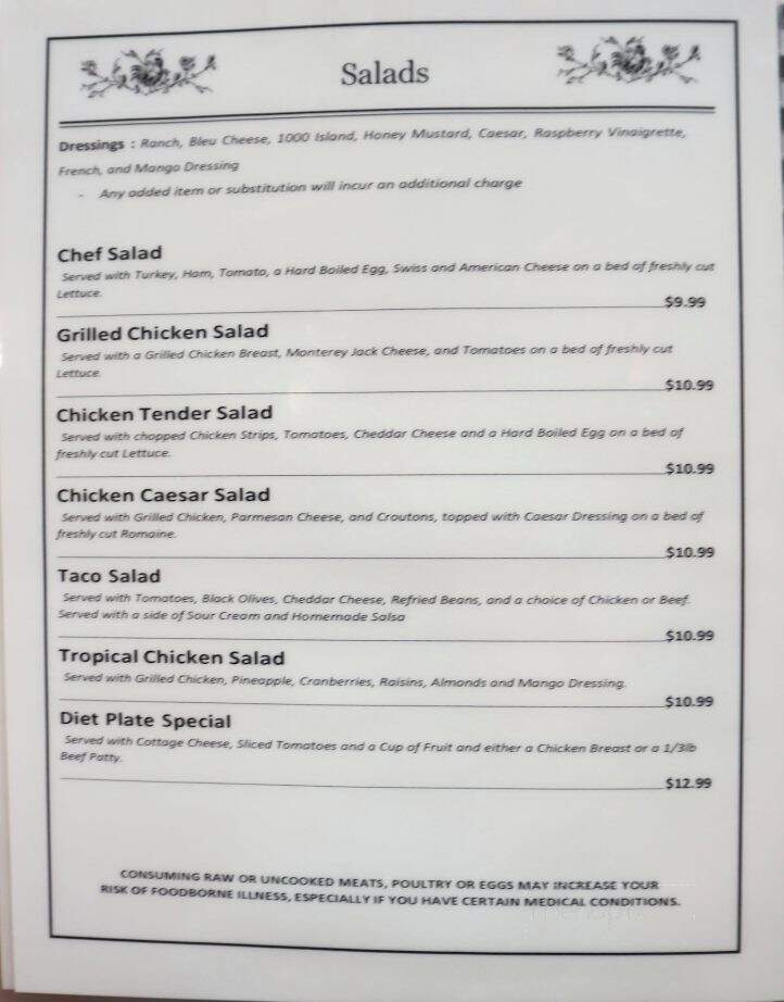 Belle's Kitchen - Houston, TX menu_pic