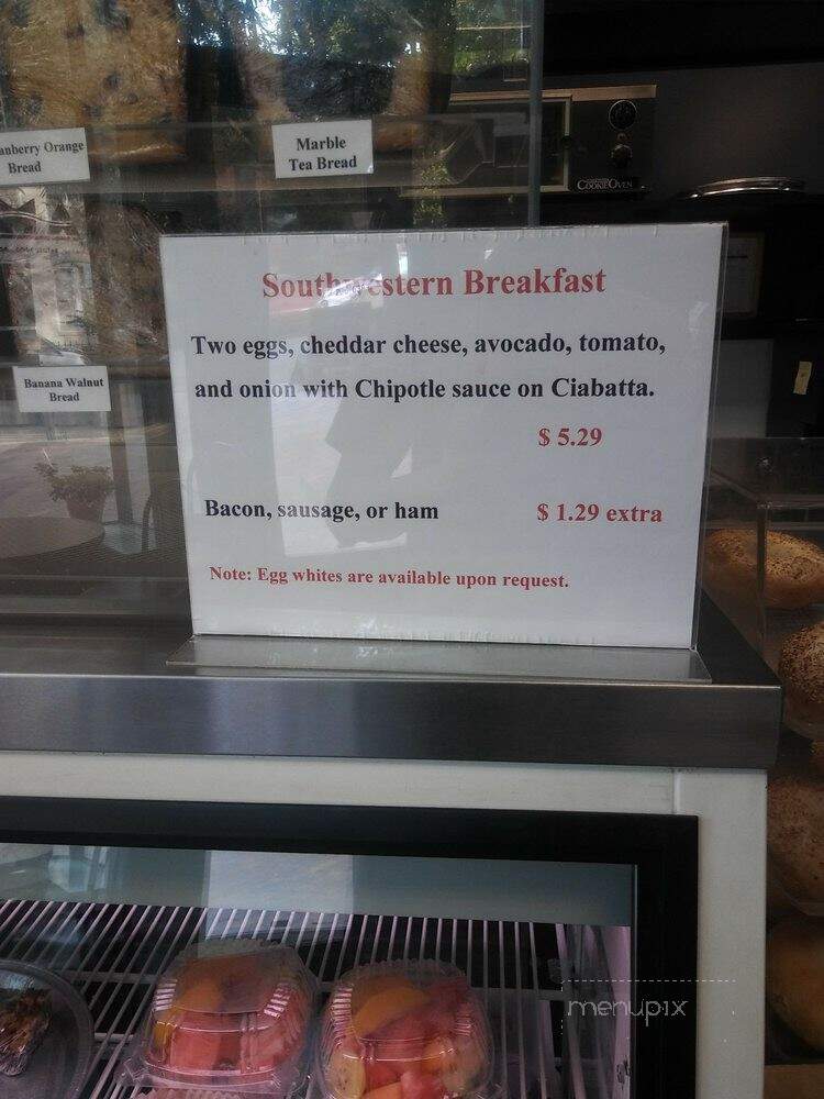 Aroma Cafe - Washington, DC menu_pic