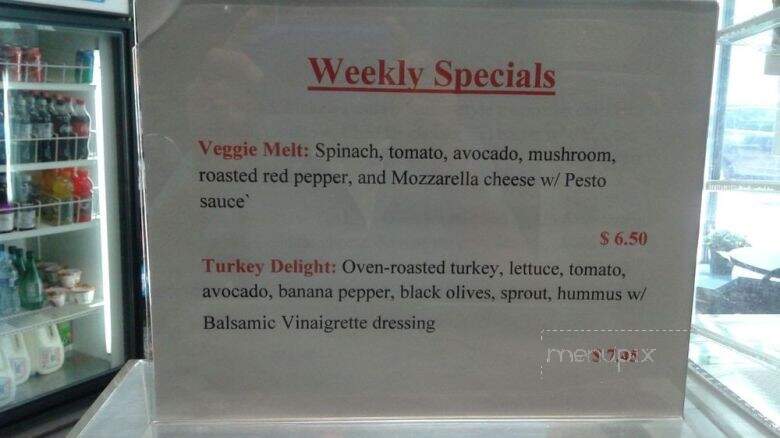 Aroma Cafe - Washington, DC menu_pic