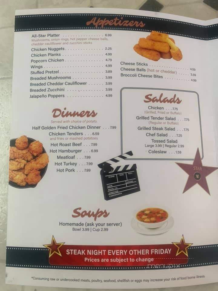 See Mor's All Star Grill - Normalville, PA menu_pic