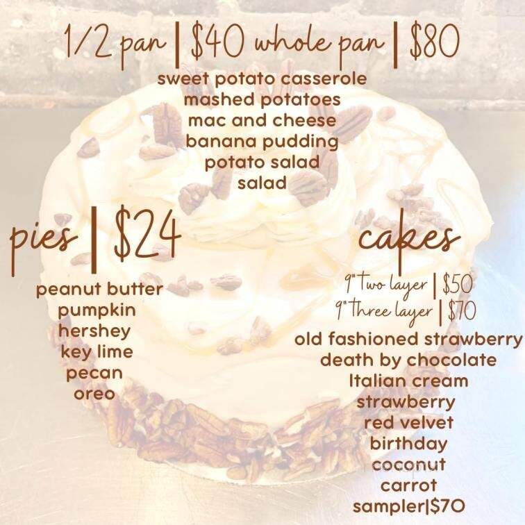 Stanfield's - Sheffield, AL menu_pic
