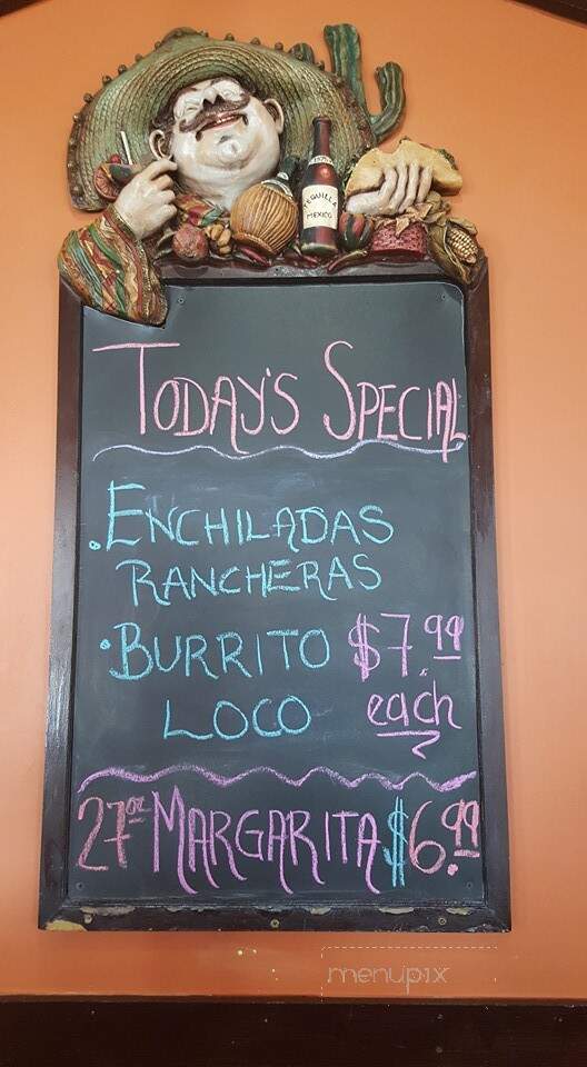 El Toro Mexican Restaurant - Brownsburg, IN menu_pic