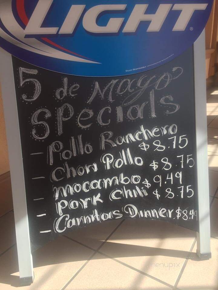 El Jinete Mexican Restaurant - Clarkesville, GA menu_pic