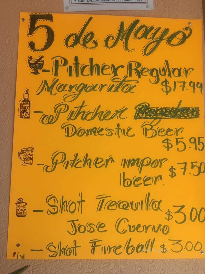 El Jinete Mexican Restaurant - Clarkesville, GA menu_pic
