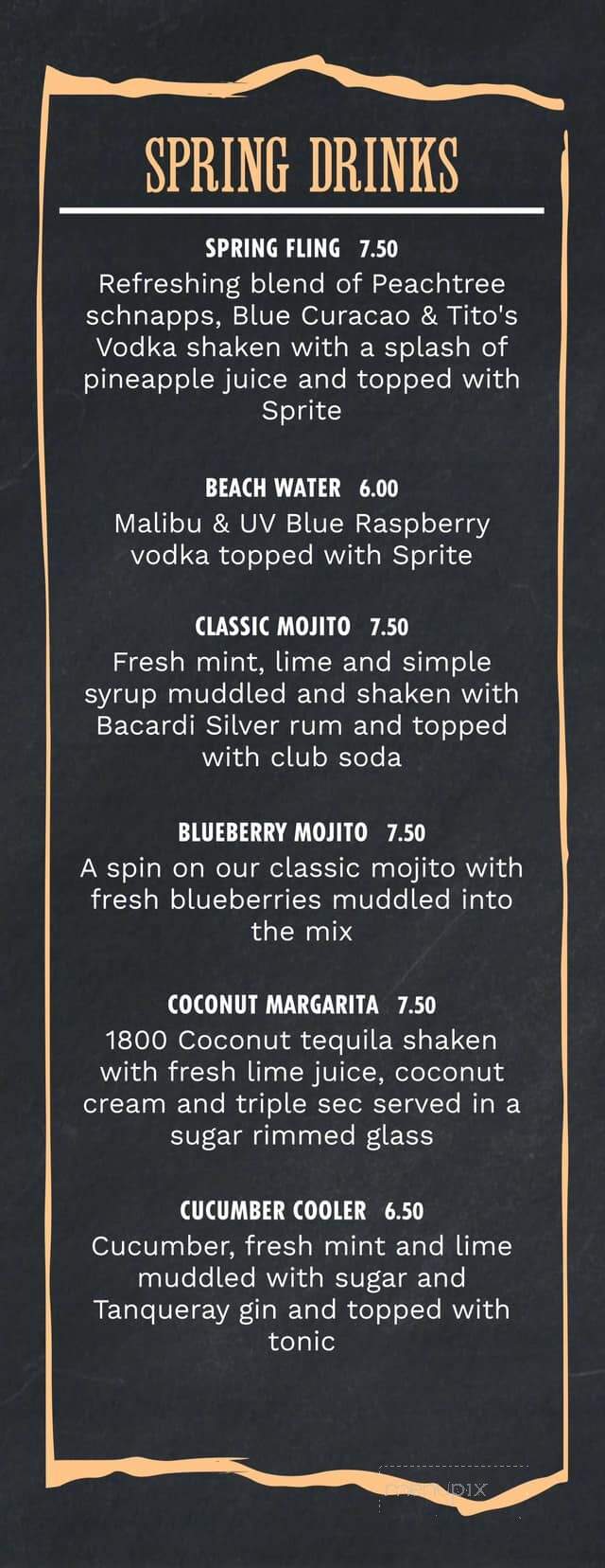 Cast Iron Kitchen of TC South - Traverse City, MI menu_pic