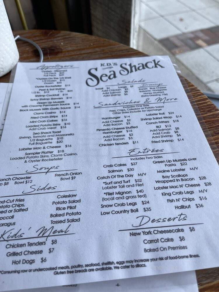 K.D.'s Sea Shack - Tryon, NC