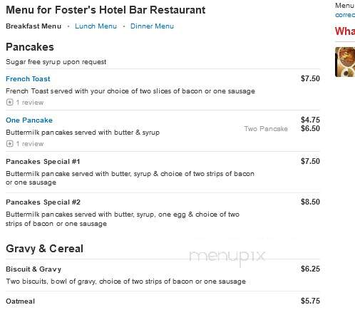 Foster Hotel Bar & Restaurant - Chama, NM