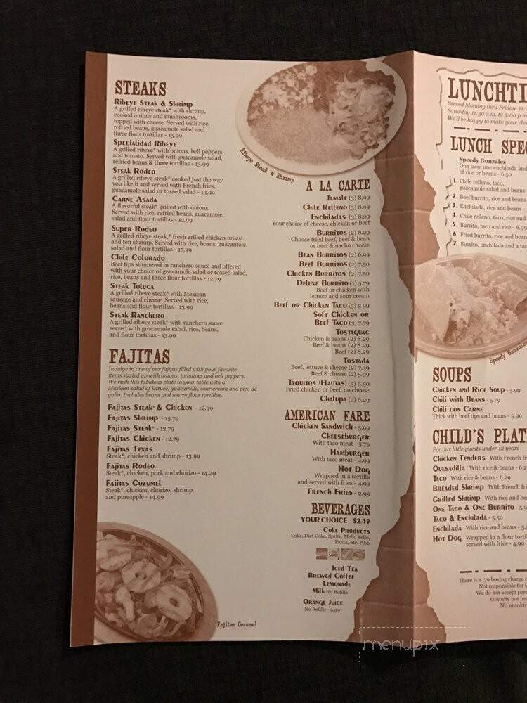 El Rodeo Mexican Restaurant - Benton Harbor, MI menu_pic