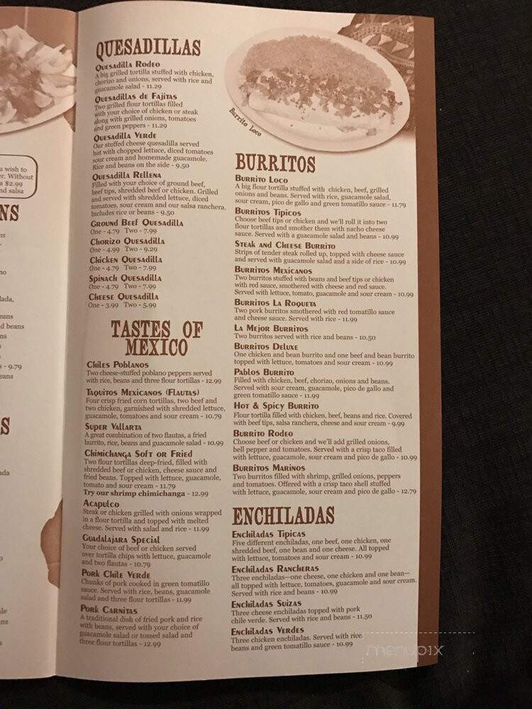 El Rodeo Mexican Restaurant - Benton Harbor, MI menu_pic