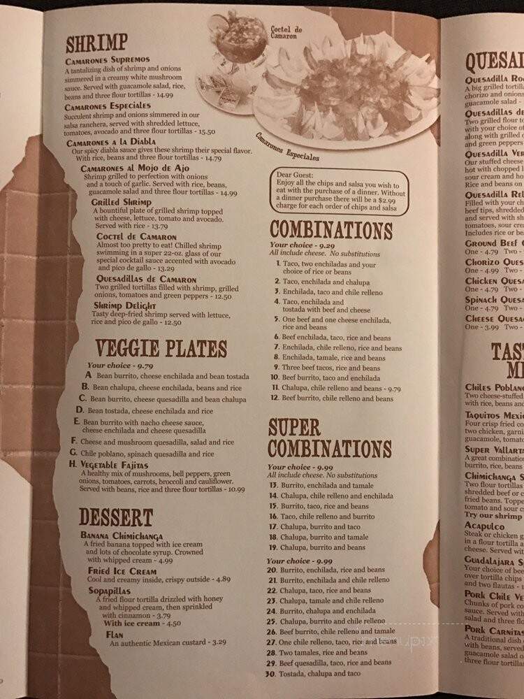 El Rodeo Mexican Restaurant - Benton Harbor, MI menu_pic