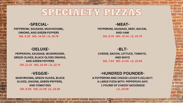 Block City Pizza - Huntingdon, TN menu_pic