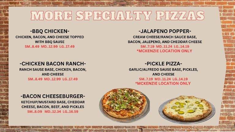 Block City Pizza - Huntingdon, TN menu_pic
