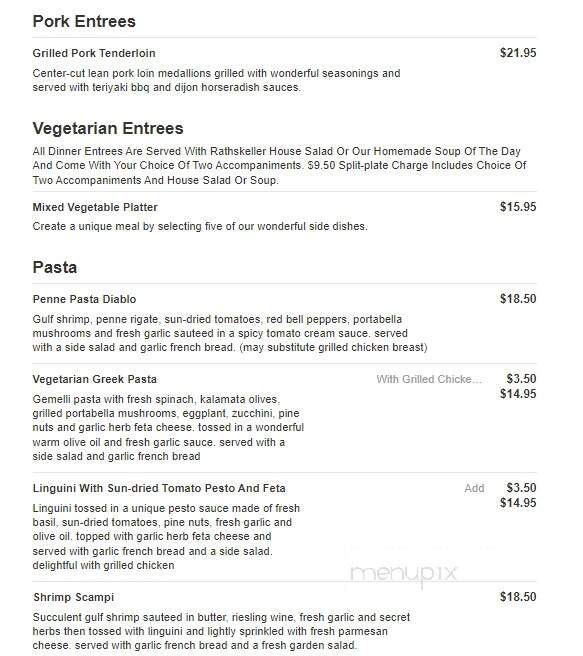Rathskeller - Chapel Hill, NC menu_pic