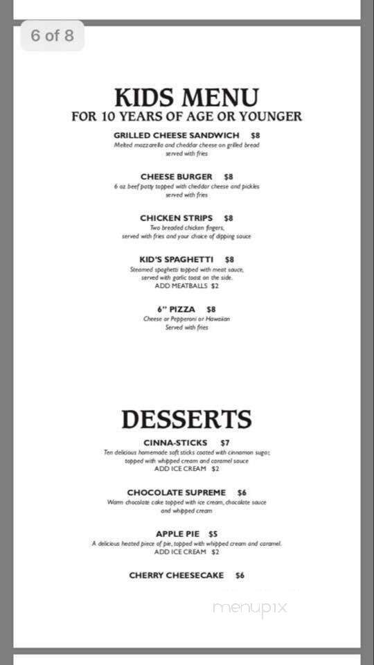 Macleod's Restaurant & Lounge - Fort Macleod, AB menu_pic