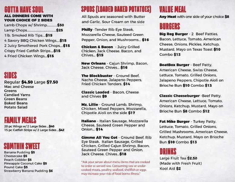 Lillie Bells - Southfield, MI menu_pic