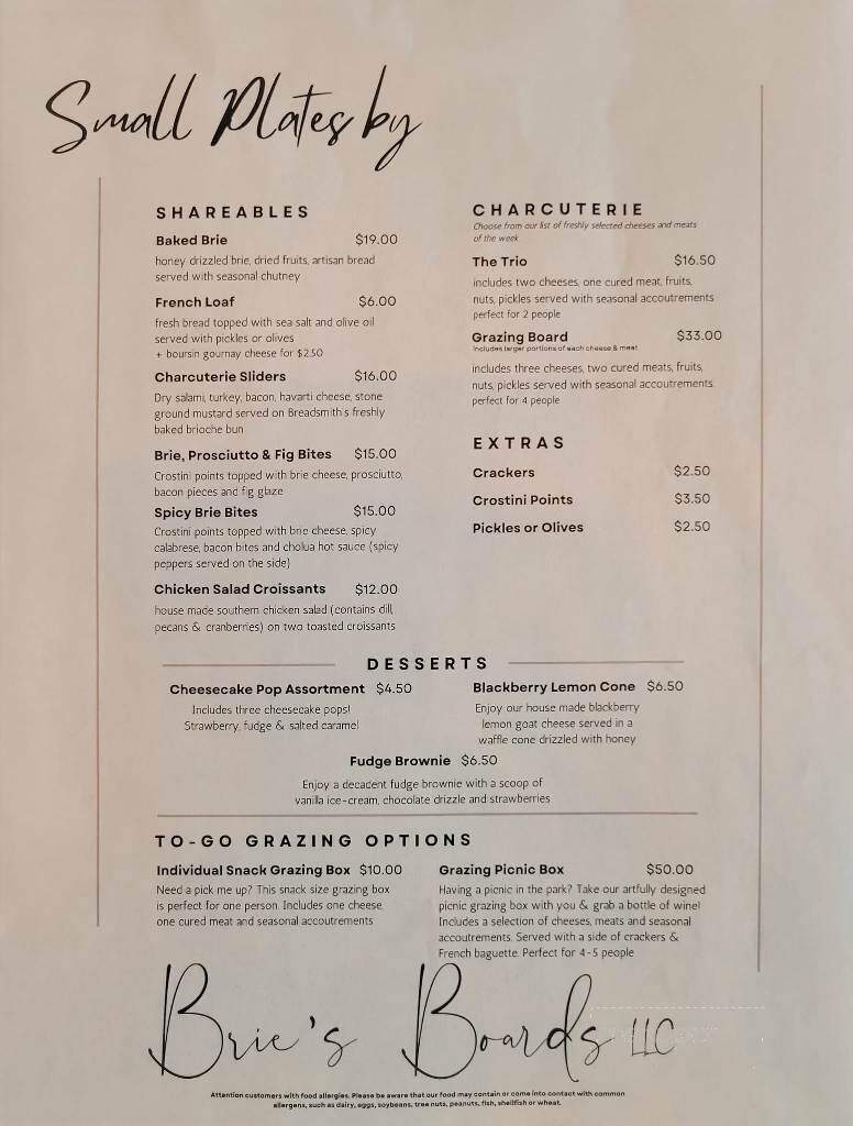 Illumination Wines - Fort Mill, SC menu_pic