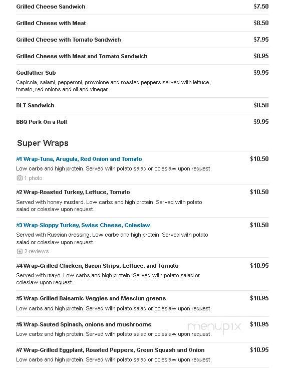 Jerry's Brooklyn Grill - Whitehouse Station, NJ menu_pic