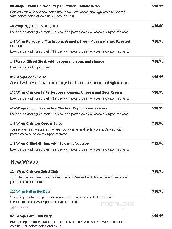 Jerry's Brooklyn Grill - Whitehouse Station, NJ menu_pic