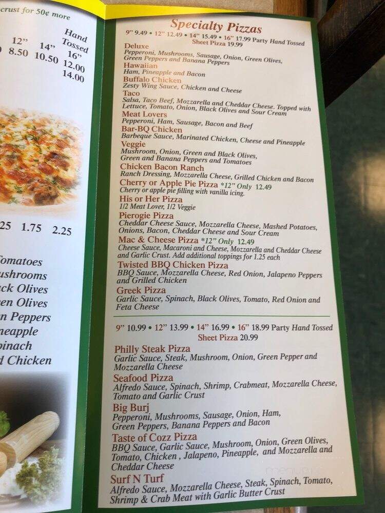Cozzeria Pizza - Elyria, OH