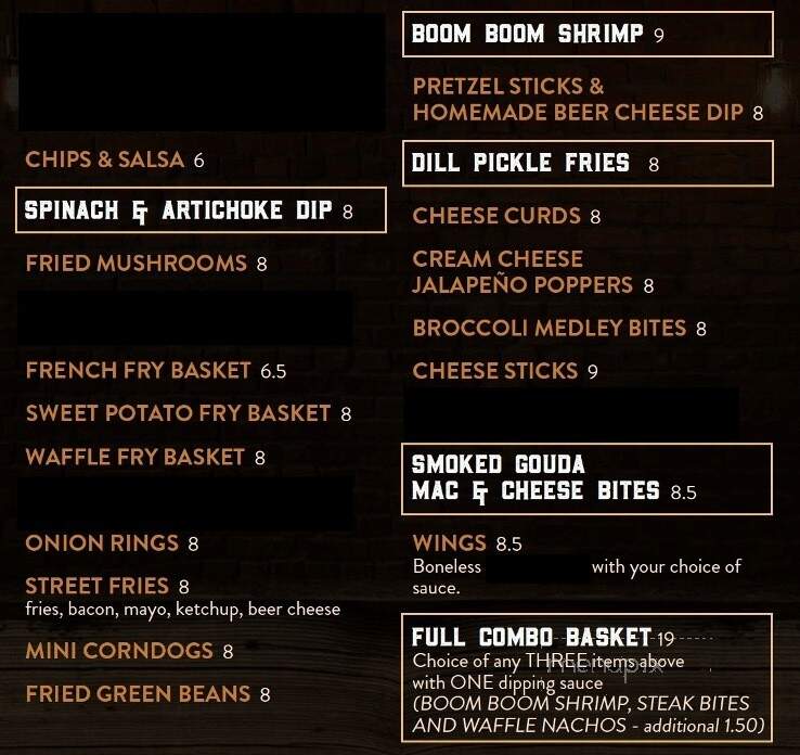 Doc's Pub and Eatery - Hankinson, ND menu_pic