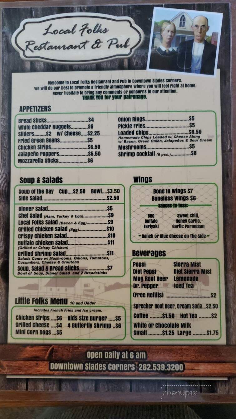 Local Folks - Burlington, WI menu_pic