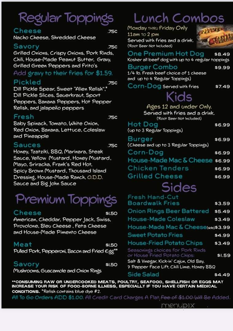 Old Dominion Doggery - Strasburg, VA menu_pic