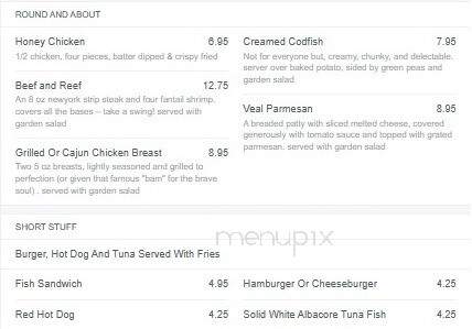 Iroquois Hotel - Caledonia, NY menu_pic