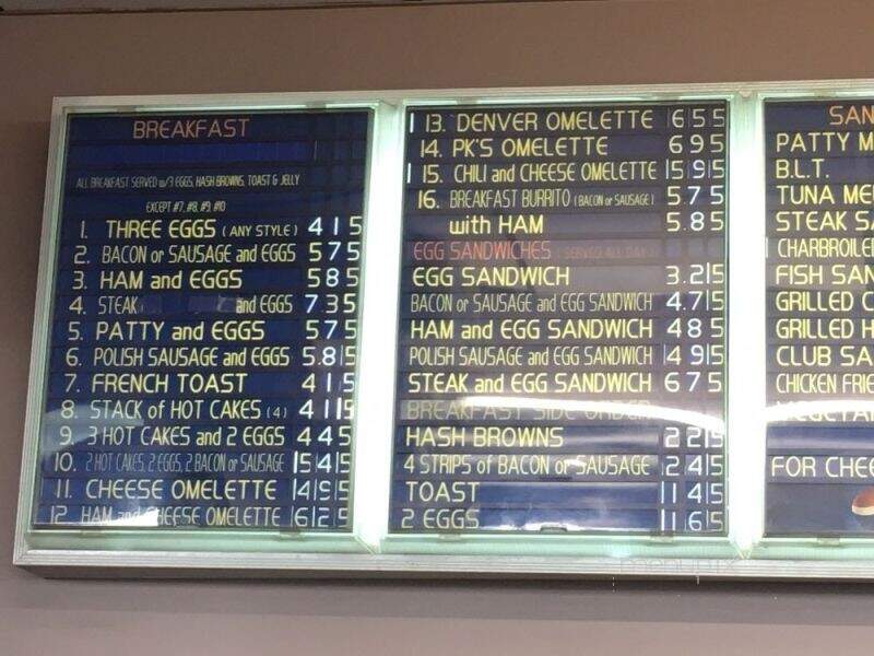 P K Burgers - Brea, CA menu_pic