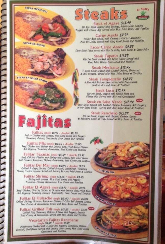 El Agave - St Charles, MO menu_pic