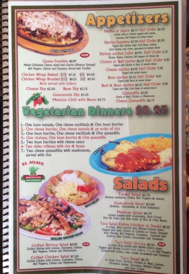 El Agave - St Charles, MO menu_pic