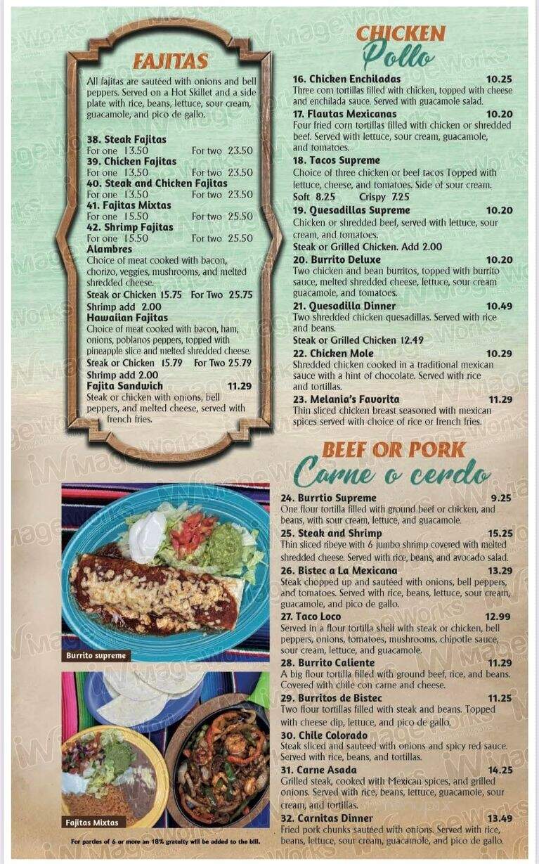San Marcos Mex Grill & Cantina - Crawfordville, FL menu_pic