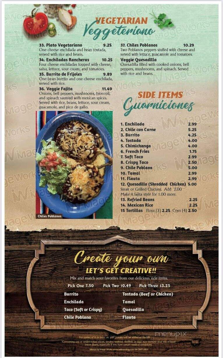 San Marcos Mex Grill & Cantina - Crawfordville, FL menu_pic