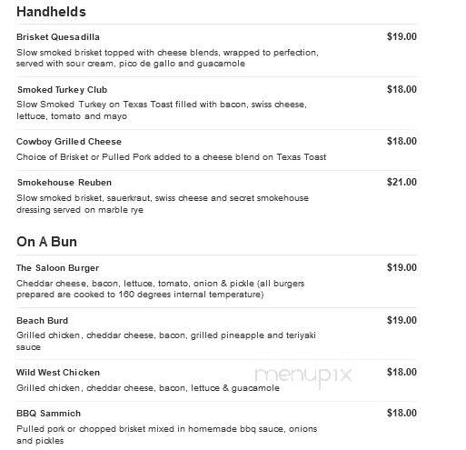 Drunken Goat Saloon - Miramar Beach, FL menu_pic