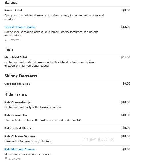 Drunken Goat Saloon - Miramar Beach, FL menu_pic