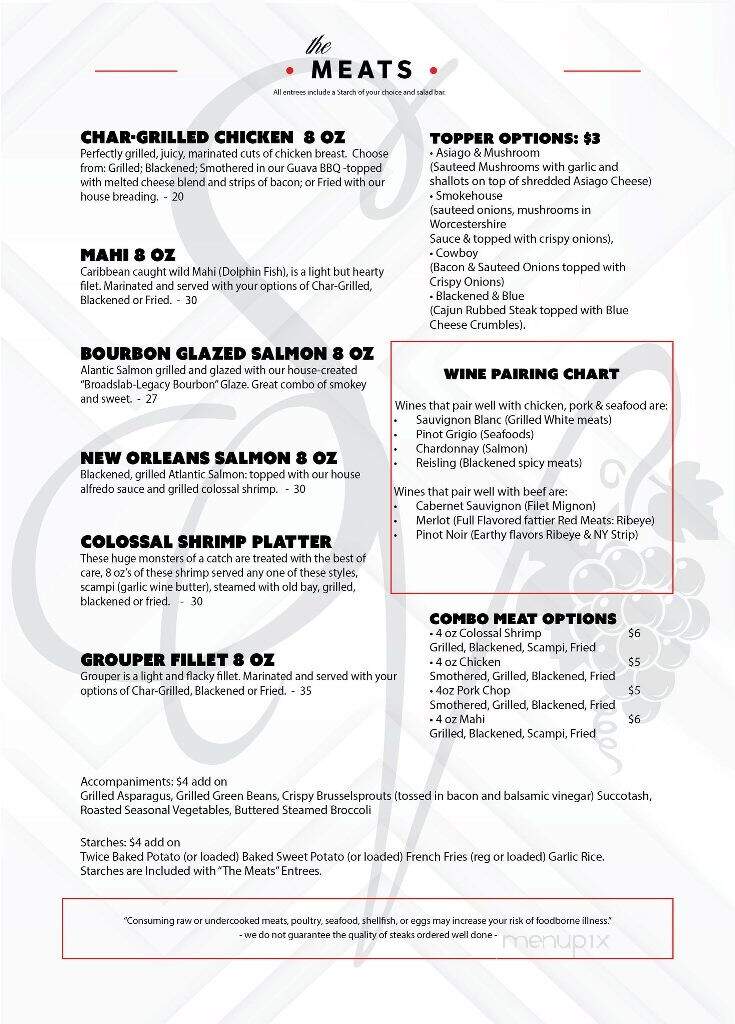 Southern Vine's - Benson, NC menu_pic