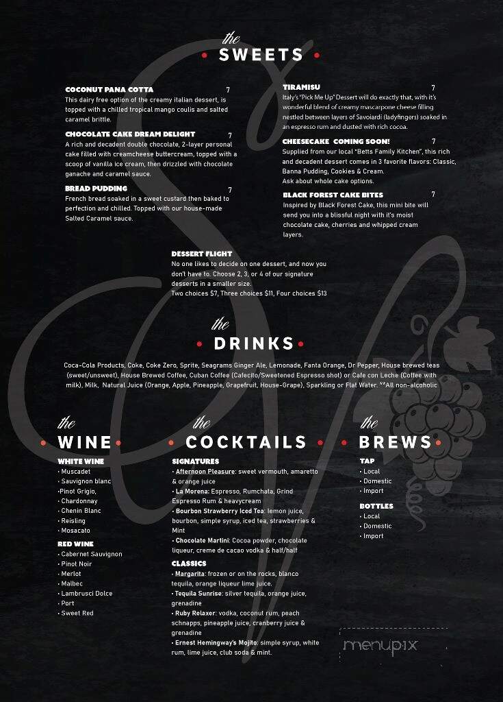 Southern Vine's - Benson, NC menu_pic