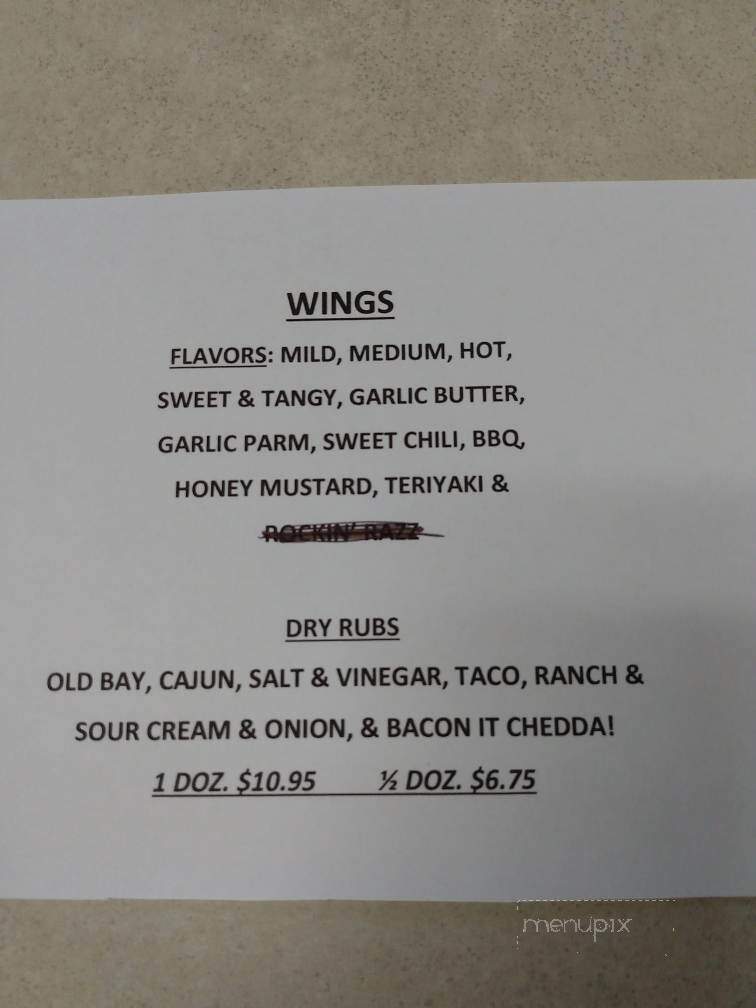 Blockhouse Cafe - Liberty, PA menu_pic