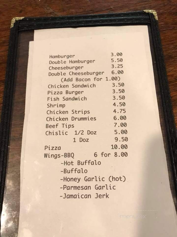 Sandy's Bar - Emery, SD menu_pic